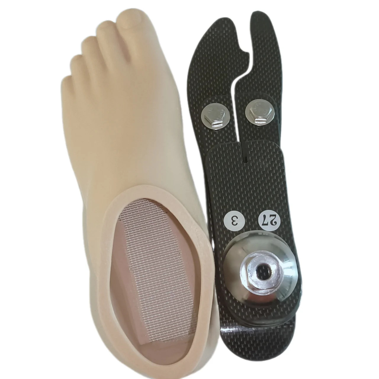 Prosthetic foot with High Comfortable Special Shaped Carbon Fiber Foot Orthotics