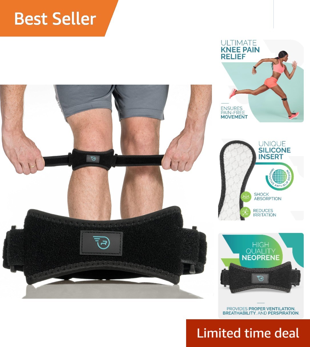 Breathable Adjustable Knee Brace – Comfort & Support for Meniscus Tears & Sports