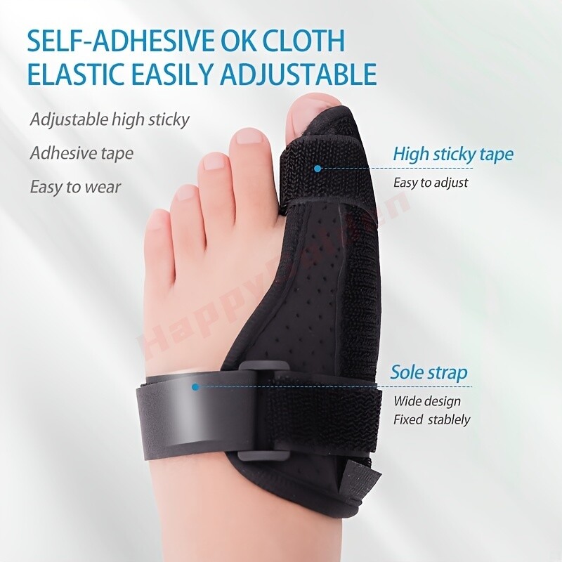Toe Splint With Aluminum Strip Breathable Lightweight Foot Brace Fractured Toes