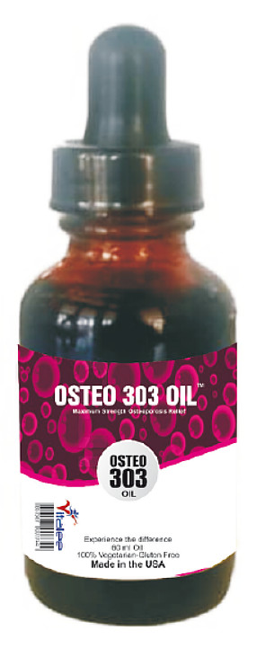Osteo 303 Oil-Osteoporosis, Arthritis, Osteopenia Massage Oil (1, 60 ml)