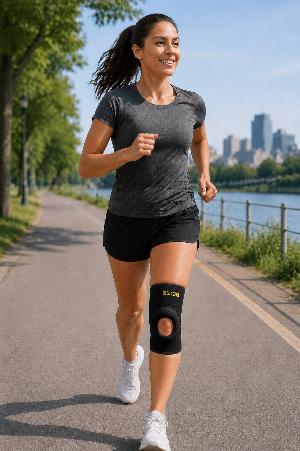 Lot of 50 Uriel Neoprene Knee Brace w/ Patella Opening – Adjustable S–L – Bulk