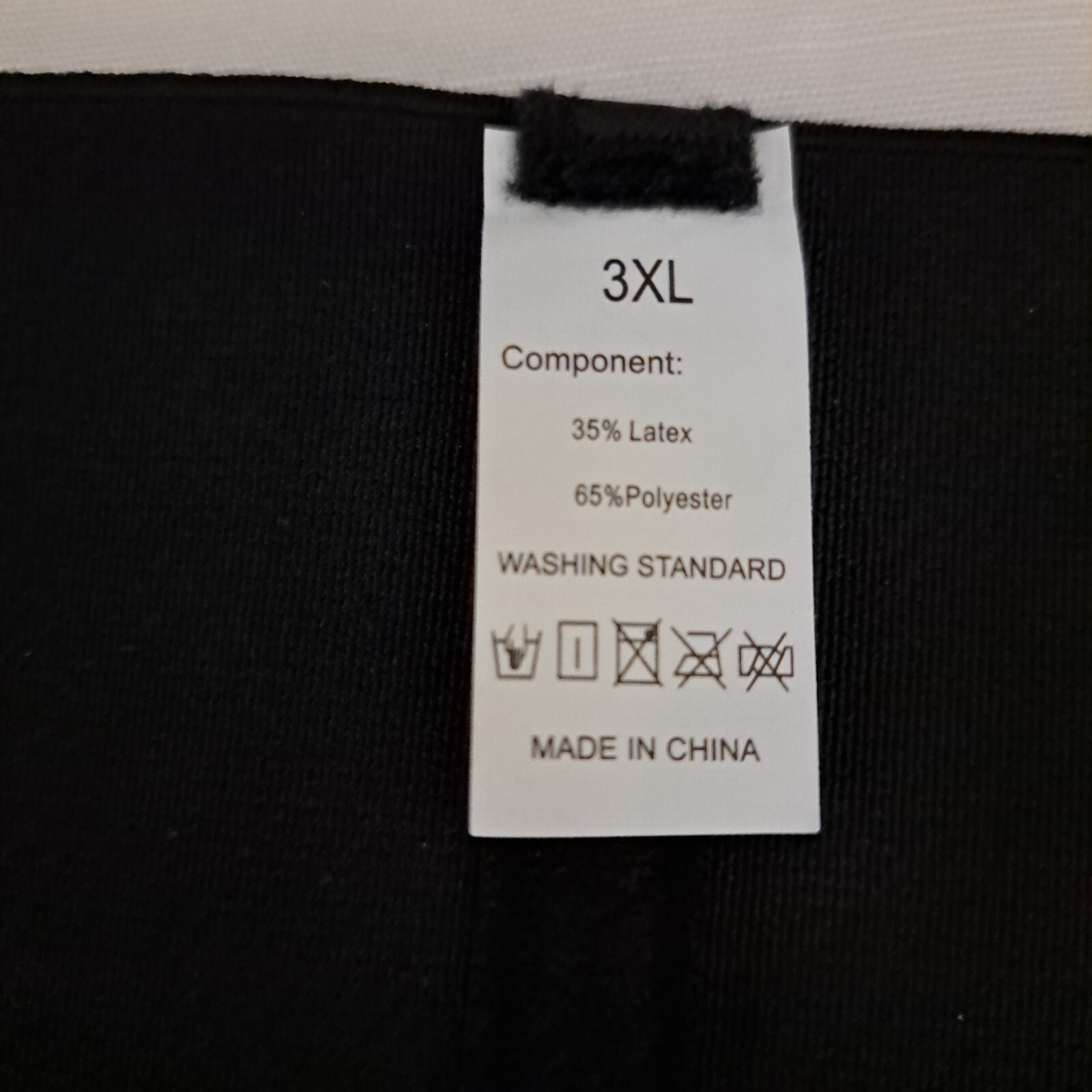 Back Brace Lumber Support 3XL 3 X L black new no tag