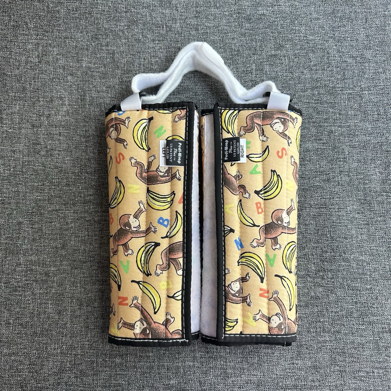 NEW Pedi-Wrap Plus Pediatric Arm Immobilizer Set w/ Strap Curious George M 9”