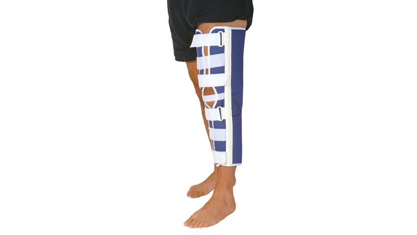 EZY WRAP 01217-FELT Knee Immobilizer, 17″ Blue / White New – Open box