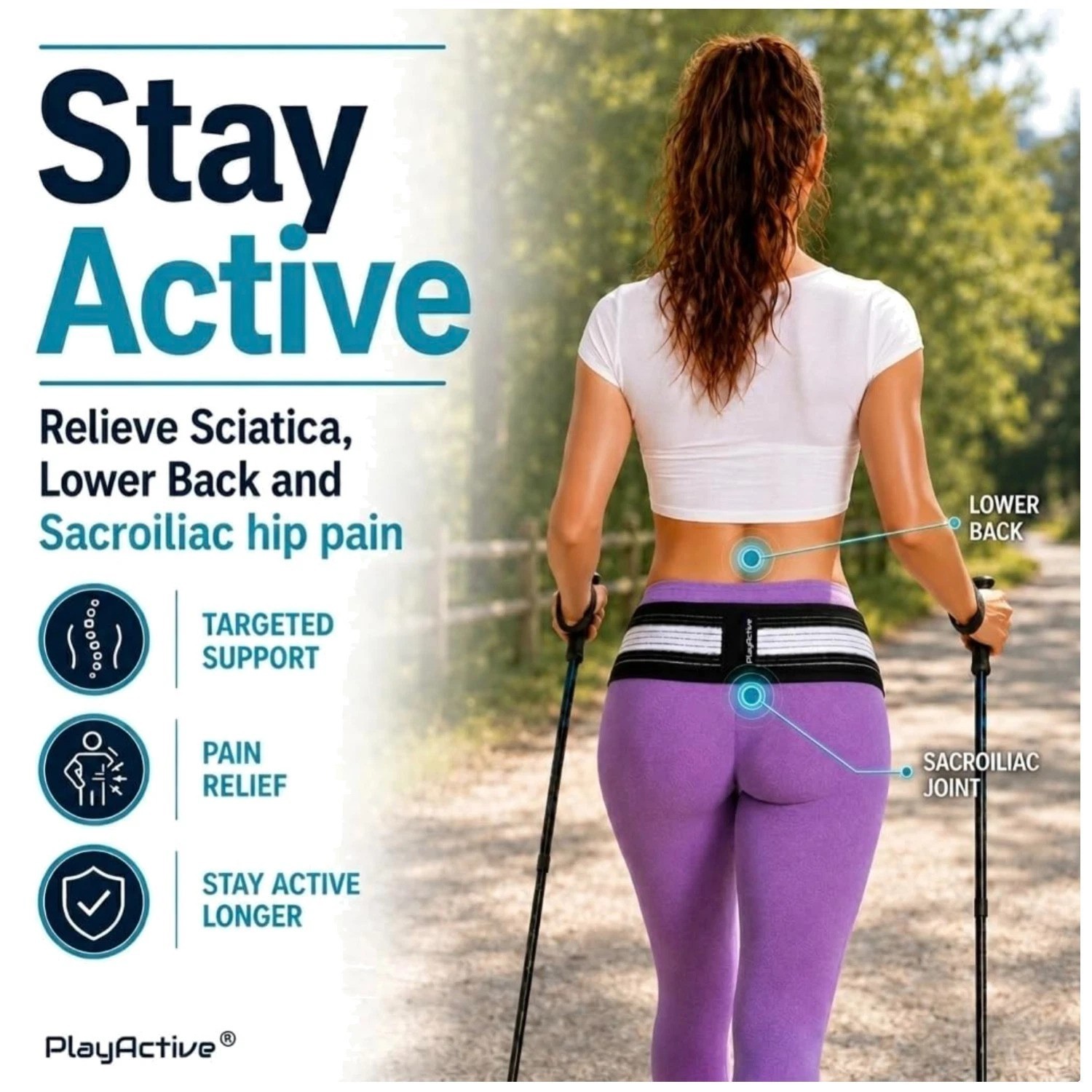 SI Joint Hip Belt for Lower Back Support – XL-XXL