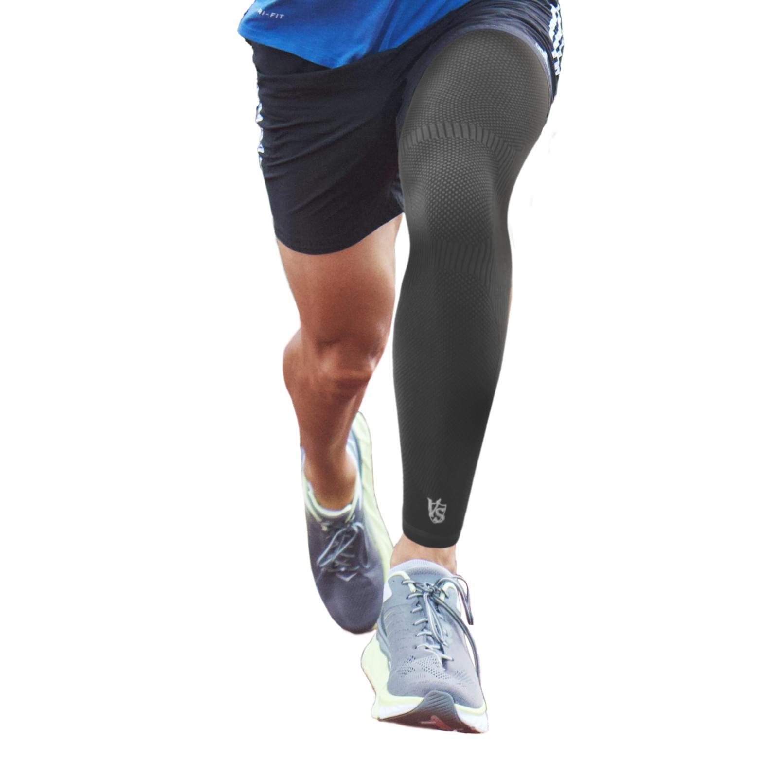 Vital Salveo Graphene Full Leg Sleeve, Thigh Calf Long Compression Sleeve Kne…