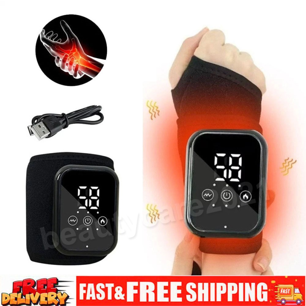3 Vibration Modes Electric Wrist Massager Carpal Tunnel Arthritis Pain Relief US