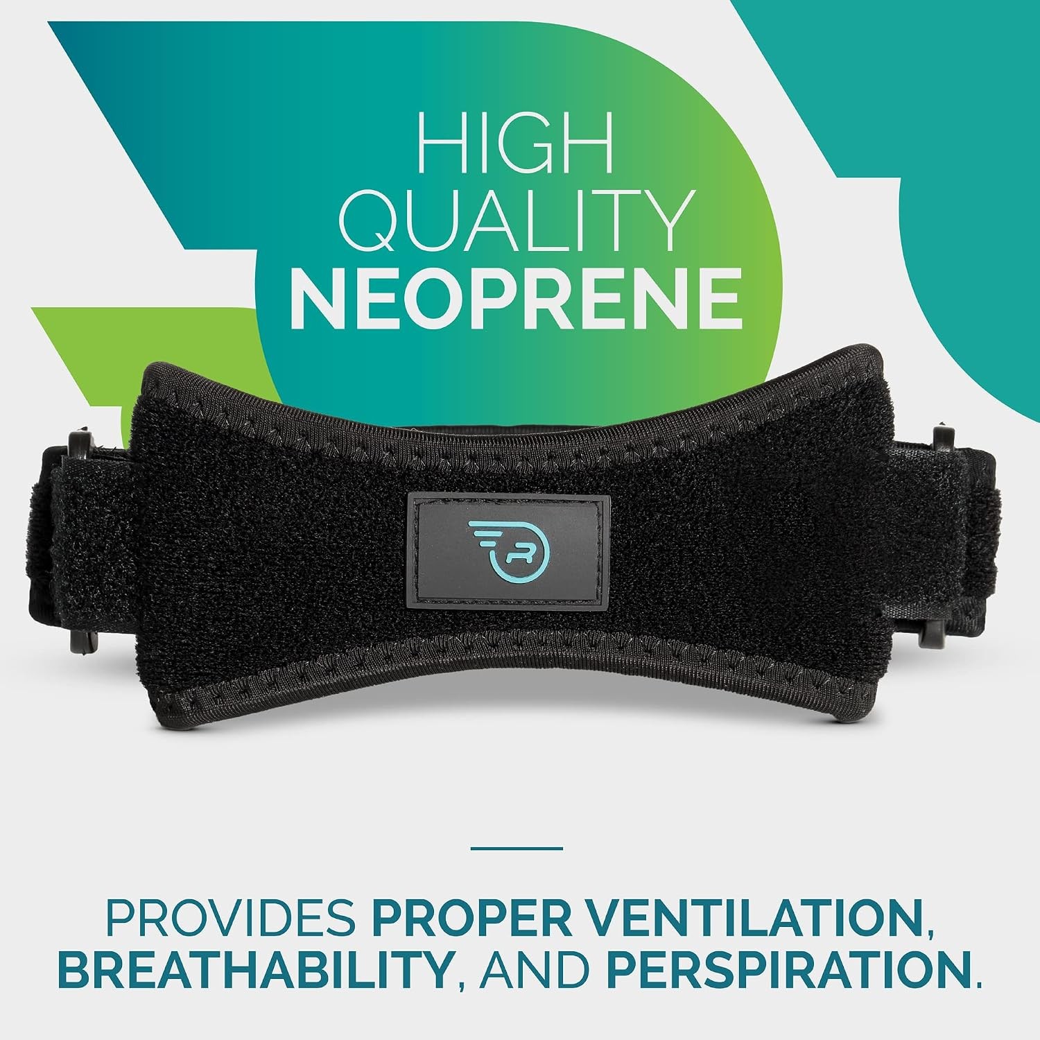 Adjustable Patella Knee Strap Brace for Running Sports Workout Support Black