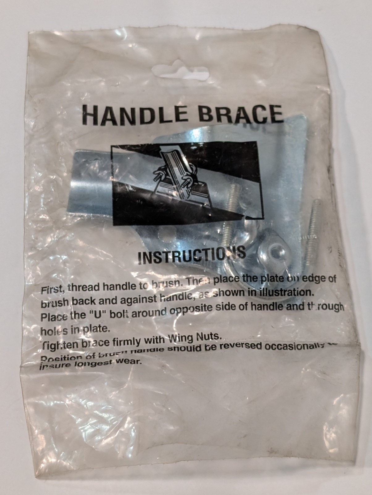 Lot of Industrial Handle Brace Metal Broom Bracket U-Bolt Assembly Kits