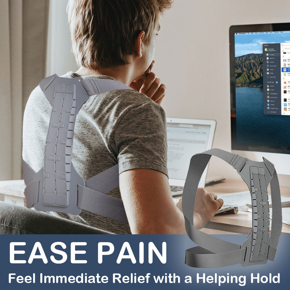 Posture Corrector Support Back Shoulder Brace Belt Band For Men Women