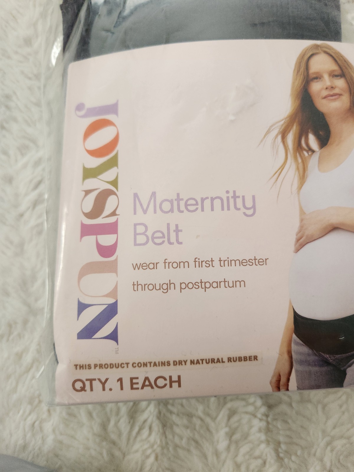 Joyspun Maternity Support Belt Adjustable Back & Hip Support Black Size 3XL-4XL