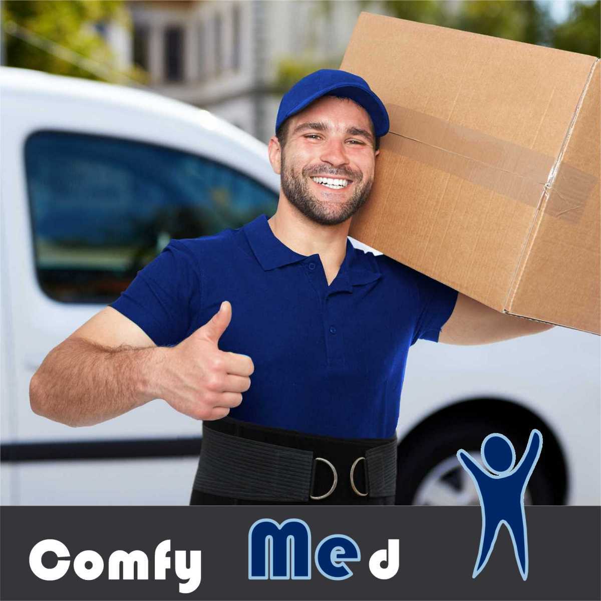 ComfyMed® Premium Quality Back Brace CM-102M with Removable Lumbar Pad