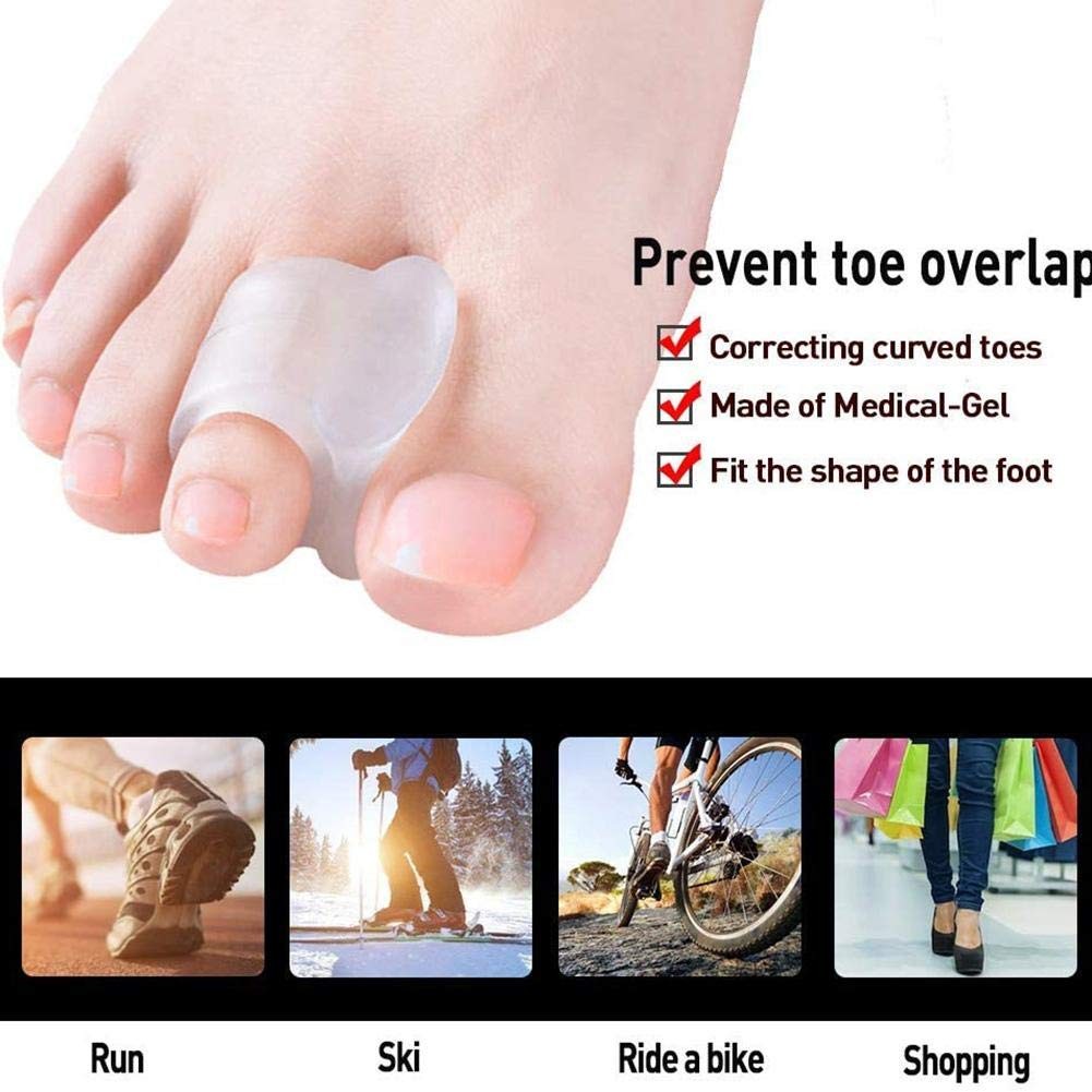 12 Pcs Toe spreader for all big toes toe separator hallux valgus