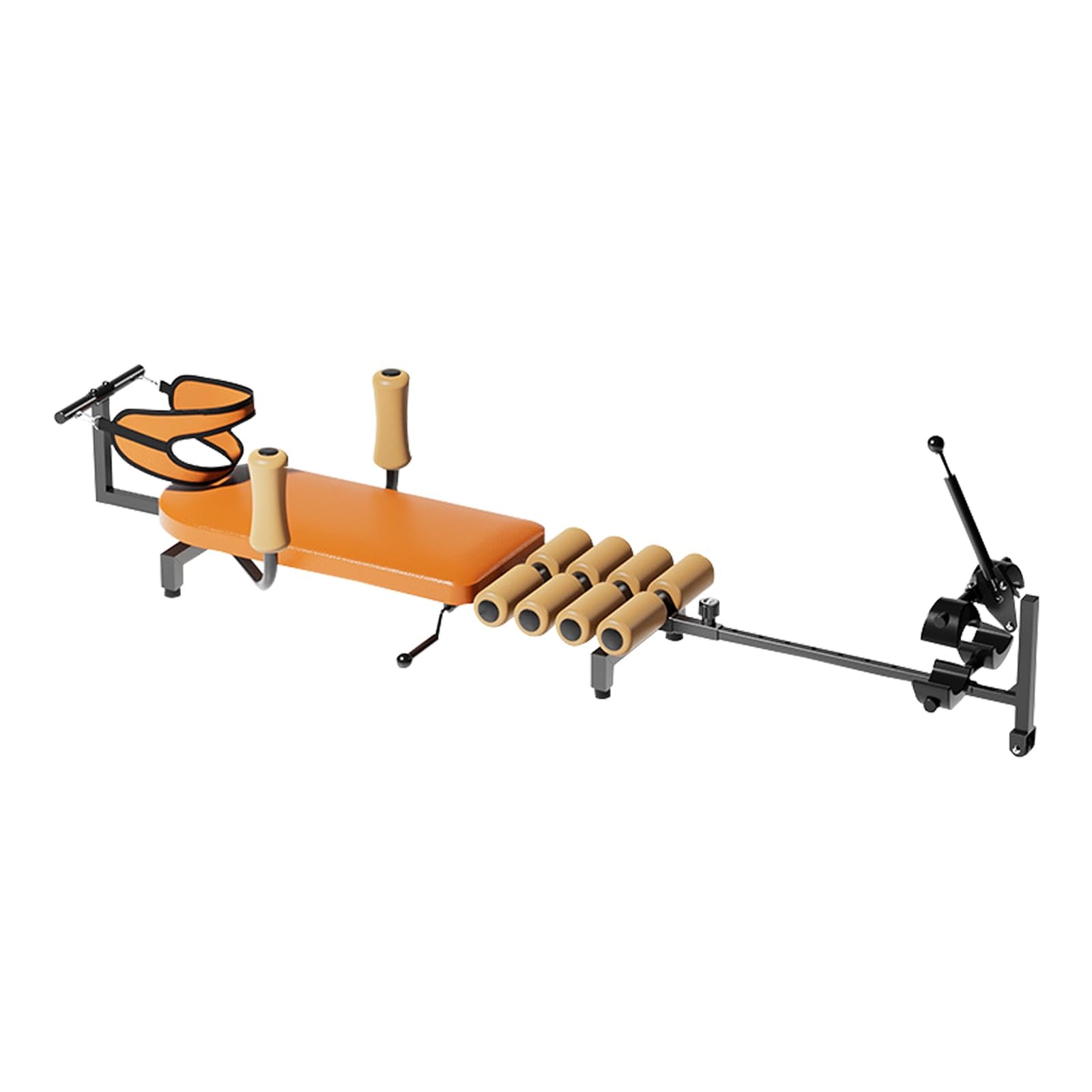 Massage Traction Bed Table, Cervical Lumber Spine Back Stretcher Traction Bed fo