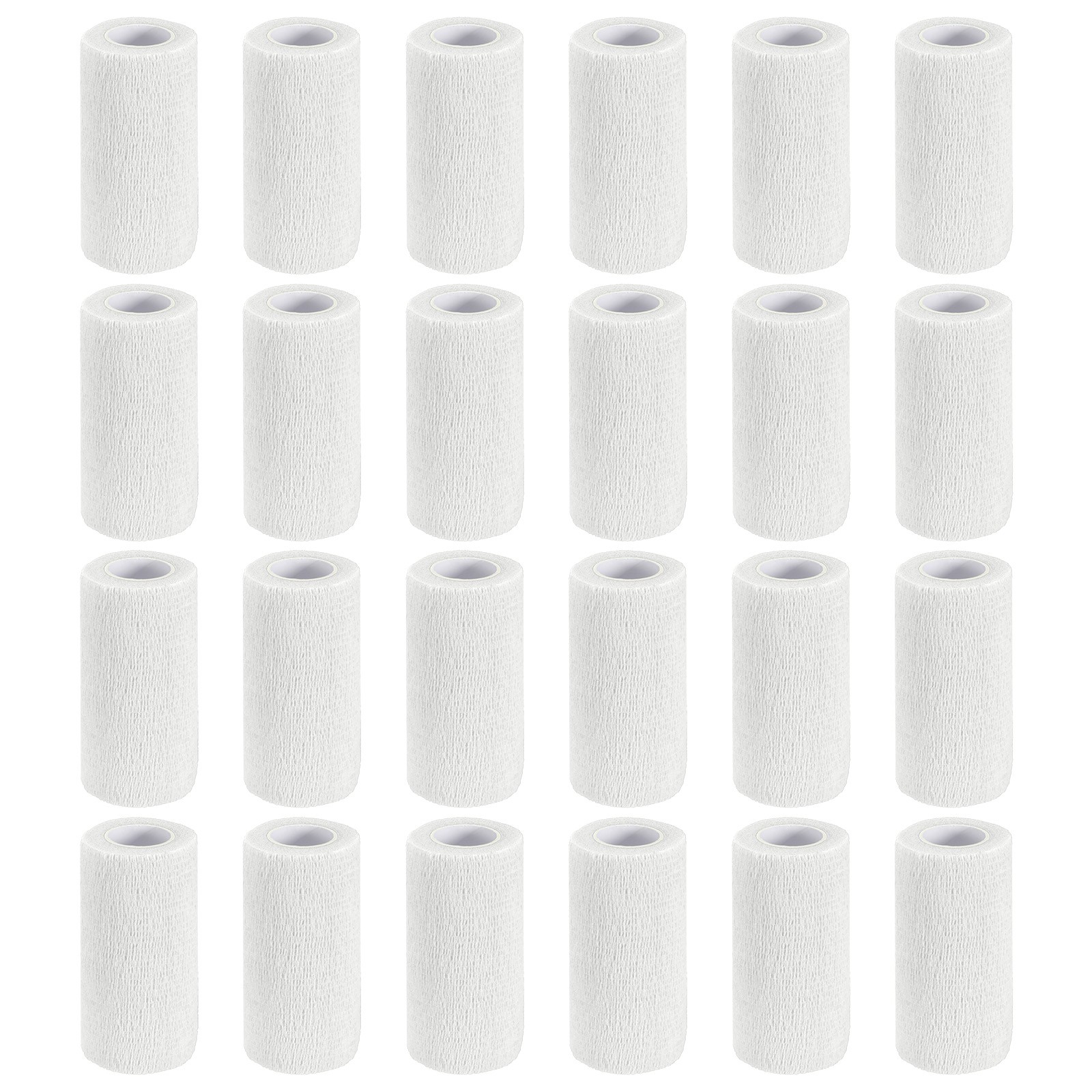 Self Adhesive Band 177″x4″, 24 Pieces for Banding, White