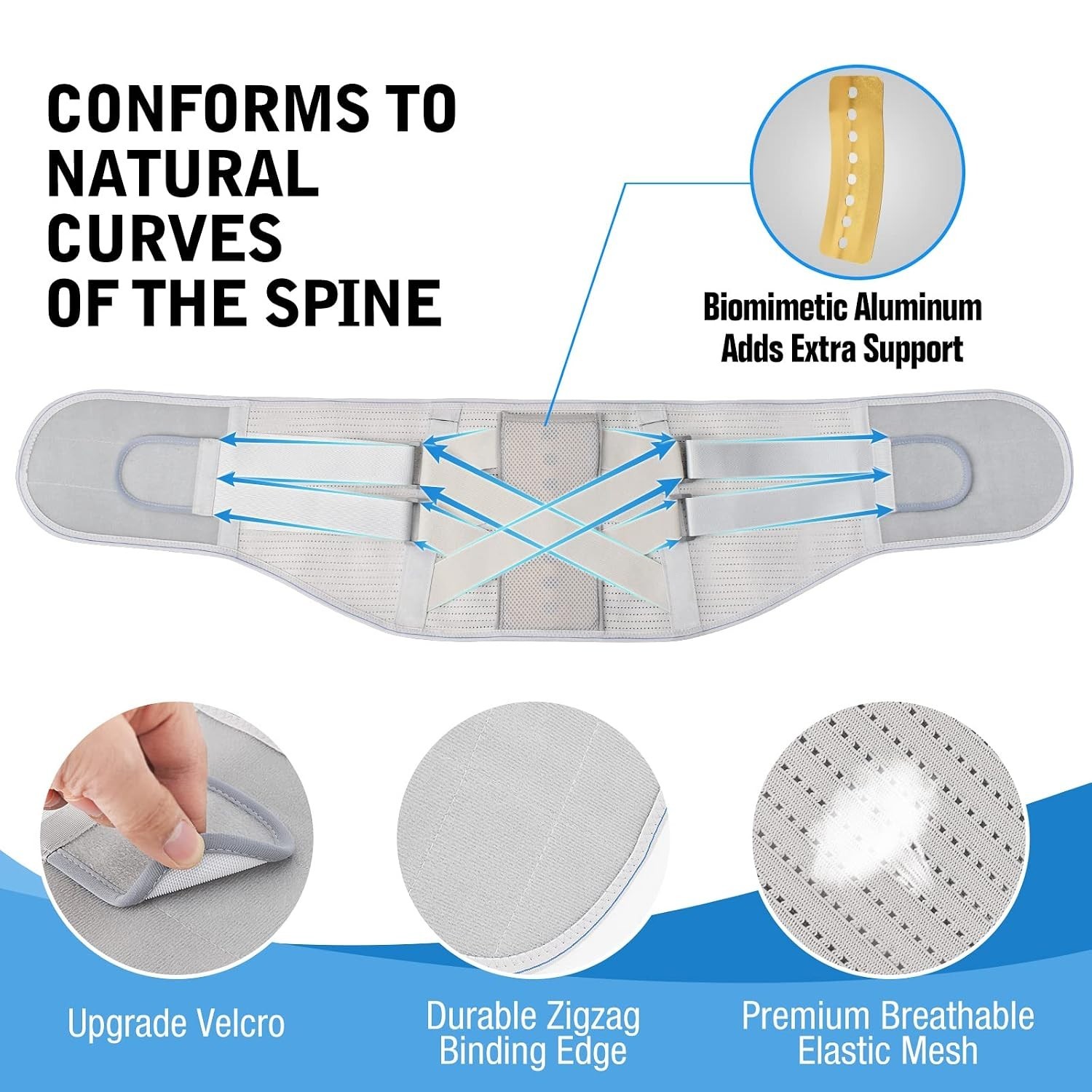 Adjustable Lower Back Brace – Herniated Disc Support