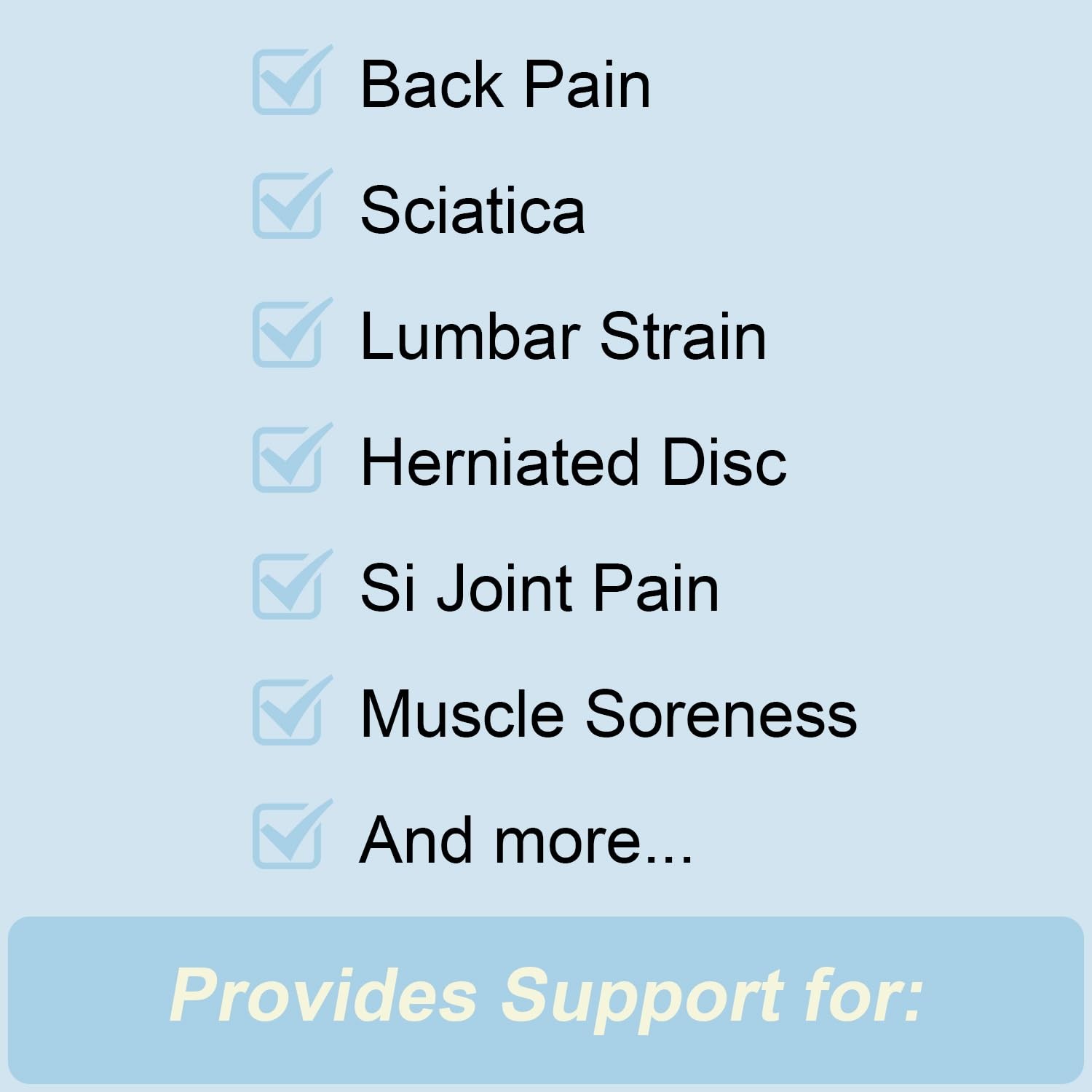 Thin & Lightweight Back Brace for Lower Back Pain – Slim, Breathable Back Bra…