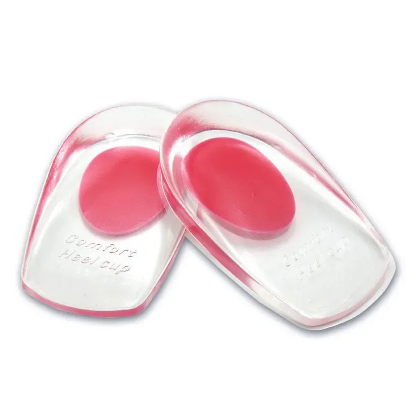 Silicone Gel Insoles Pain Heal Cushion Bone Spurs Pain Relief Heel Cushion Thick
