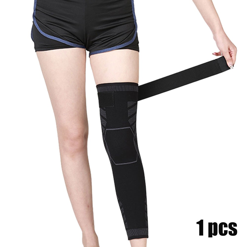 Full Leg Compression Sleeve Knee Support Brace for Sports Pain Relief