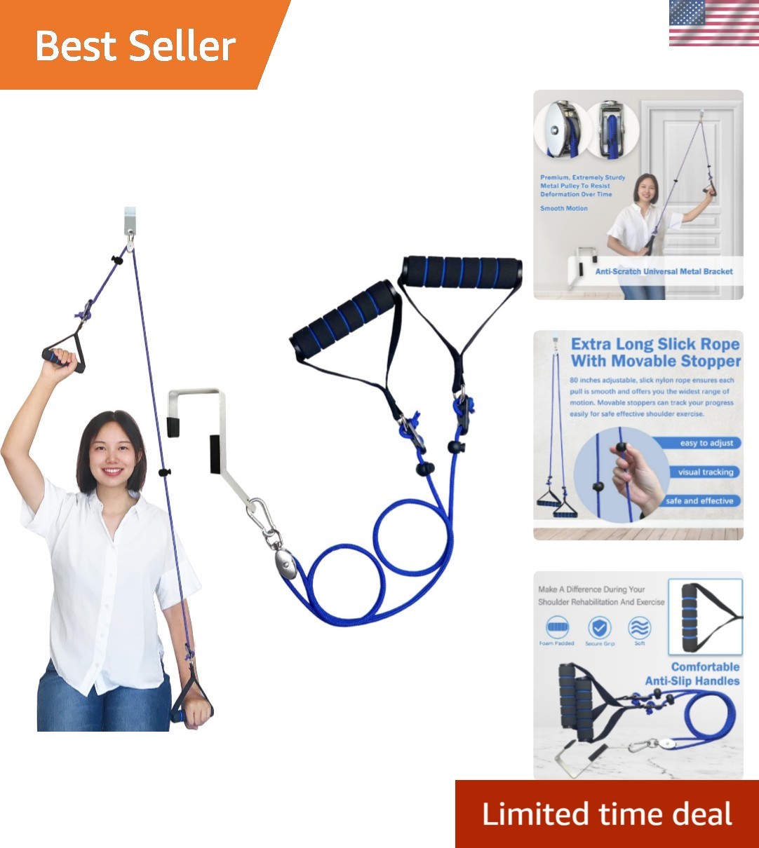 Shoulder Pulley for Physical Therapy – Rehab Exercise System