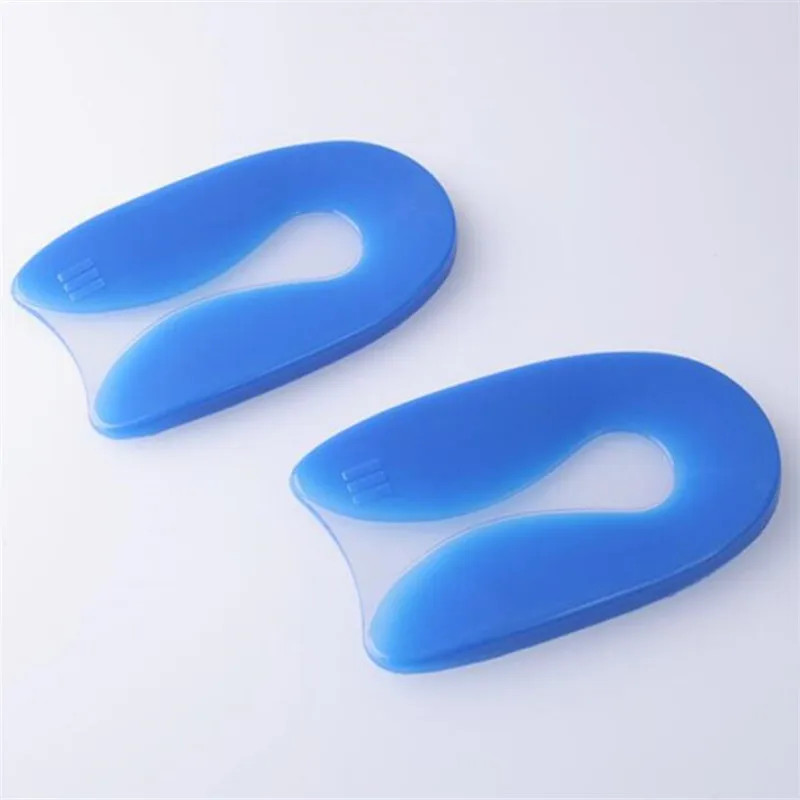 1Pair Foot Pain Relief Silicone Gel U-Shape Plantar Fasciitis Heel Protector Hee