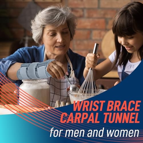 Wrist Brace Carpal Tunnel for Women Small/Medium (Pack of 1) Right Hand -Grey
