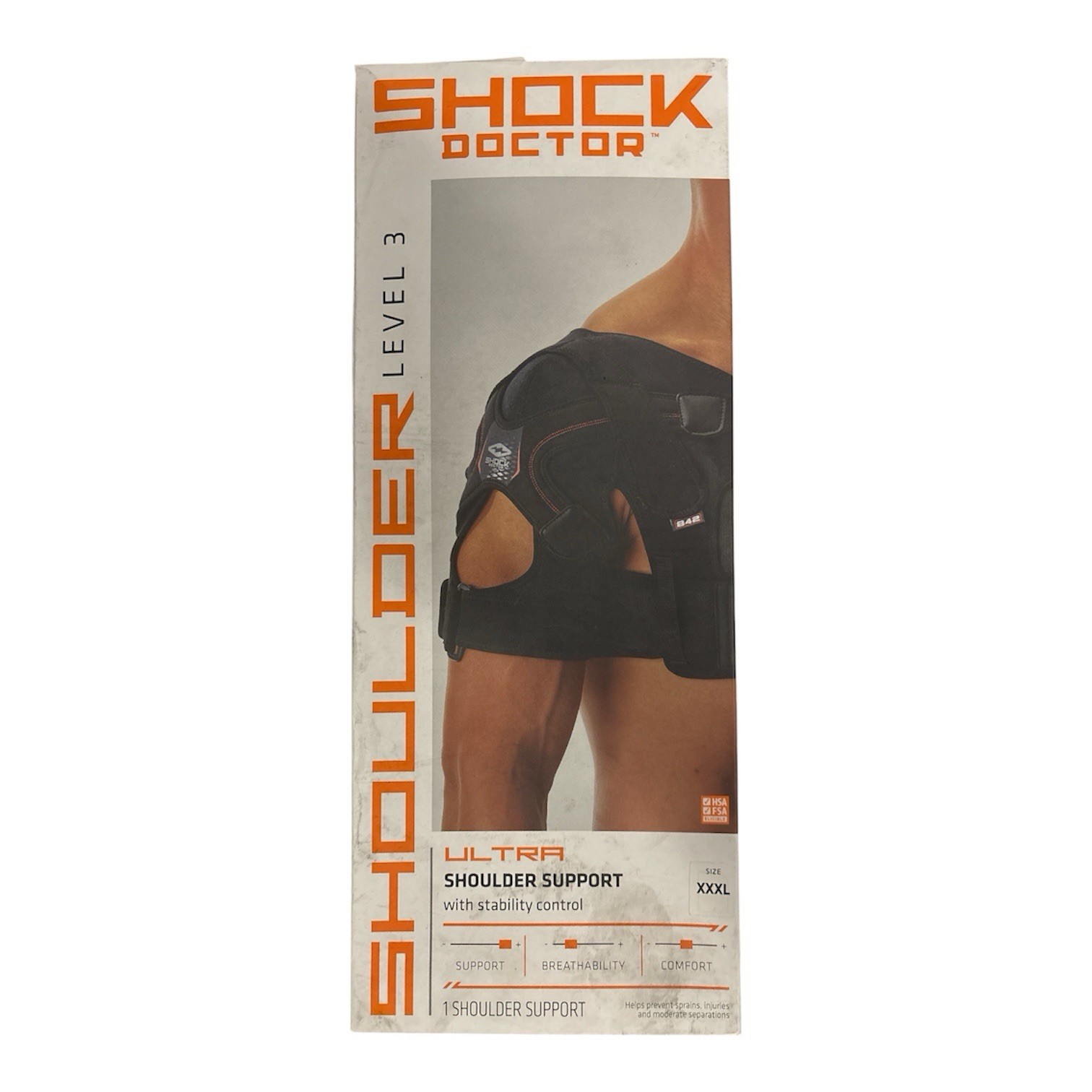 Shock Doctor level 3 Ultra Shoulder Support/ Stability Support size XXL 44-52