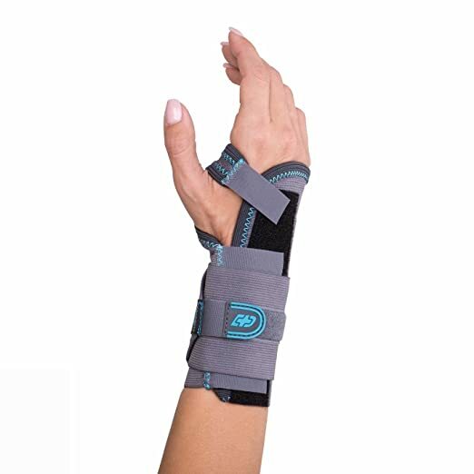 DonJoy Advantage Left Hand Stabilizing Elastic Wrist Brace Left Gray X-Large