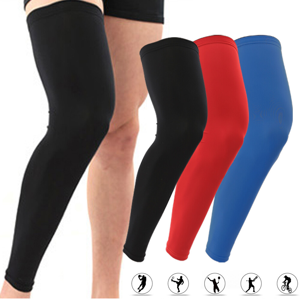 Copper Infused Leg Brace Knee High Compression Sleeve Socks Support Pain Relief