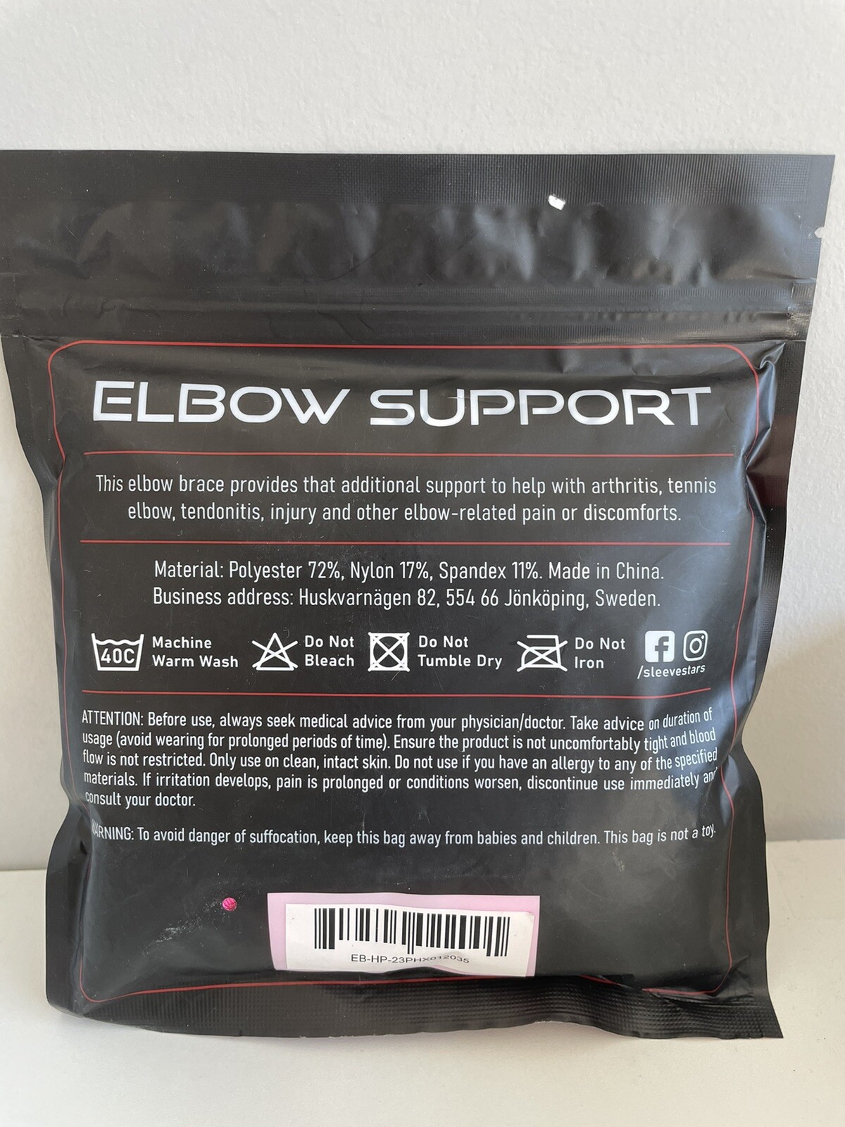 Elbow Support Single/Unisex Sleeve Stars All Day Relief For Aching Elbow