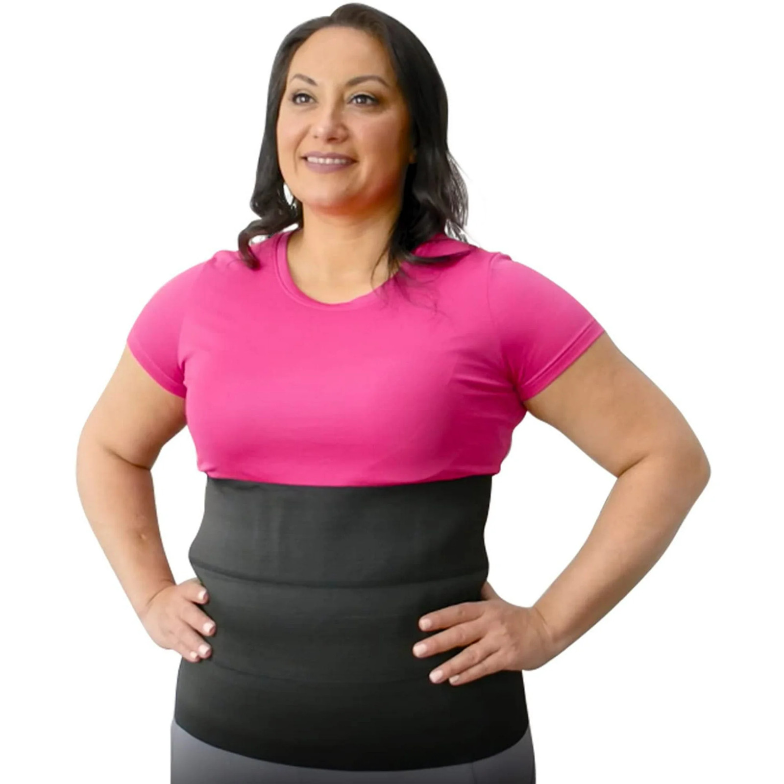 Armstrong Amerika Wide Abdominal Binder, Black, sz Large/XLarge