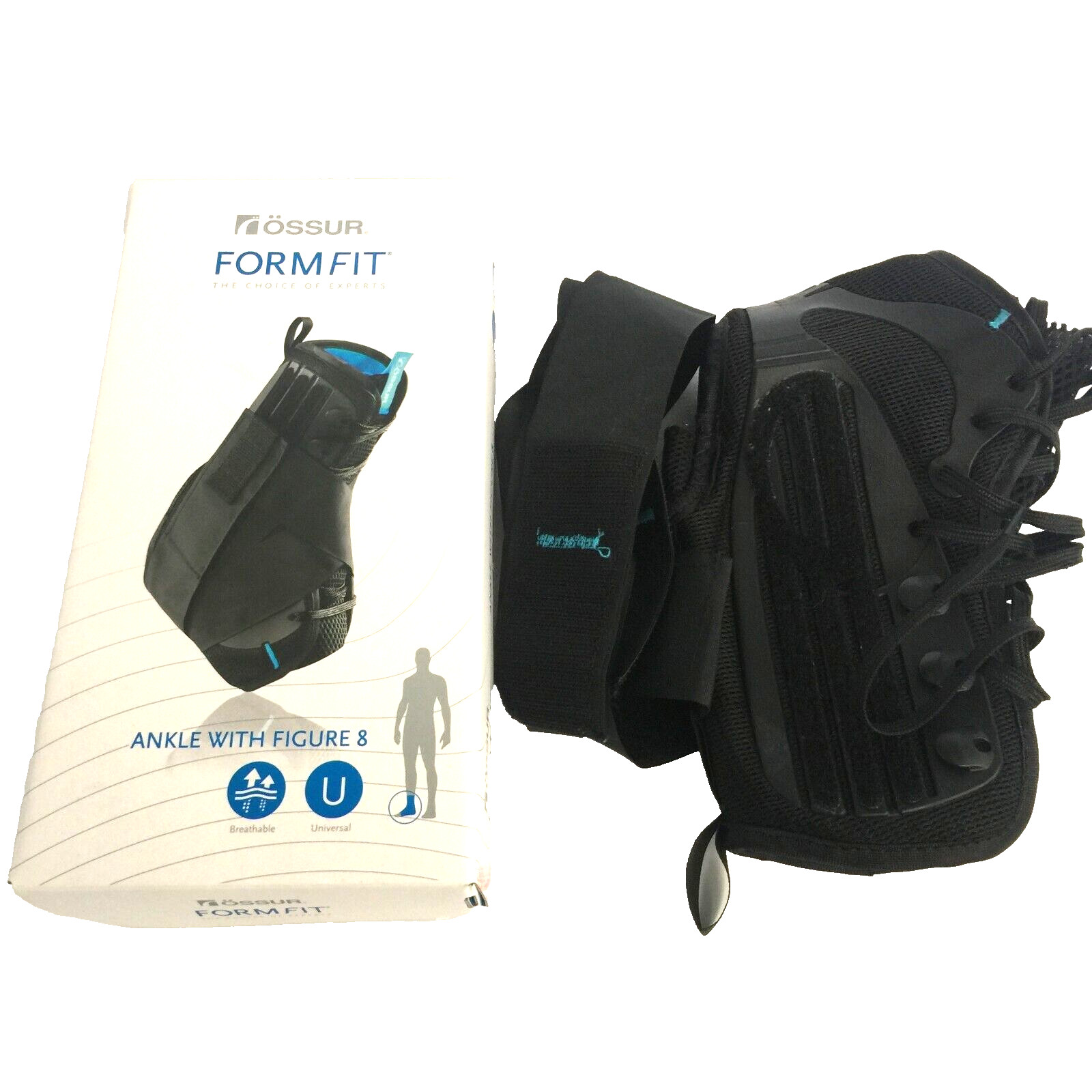 OSSUR FORM FIT FIGURE 8 STRAPS SMALL B-212000002 UNIVERSAL ANKLE BRACE