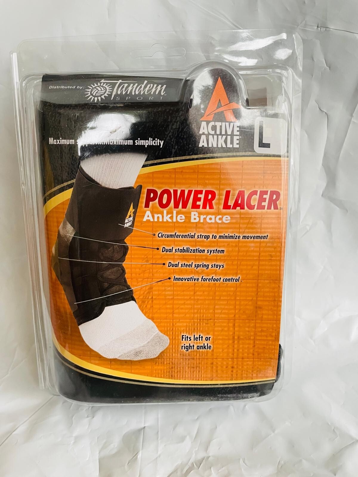 Active Ankle Power Lacer ankle support NEW / UNUSED Women Size 7-8 / 9-10 / 11+