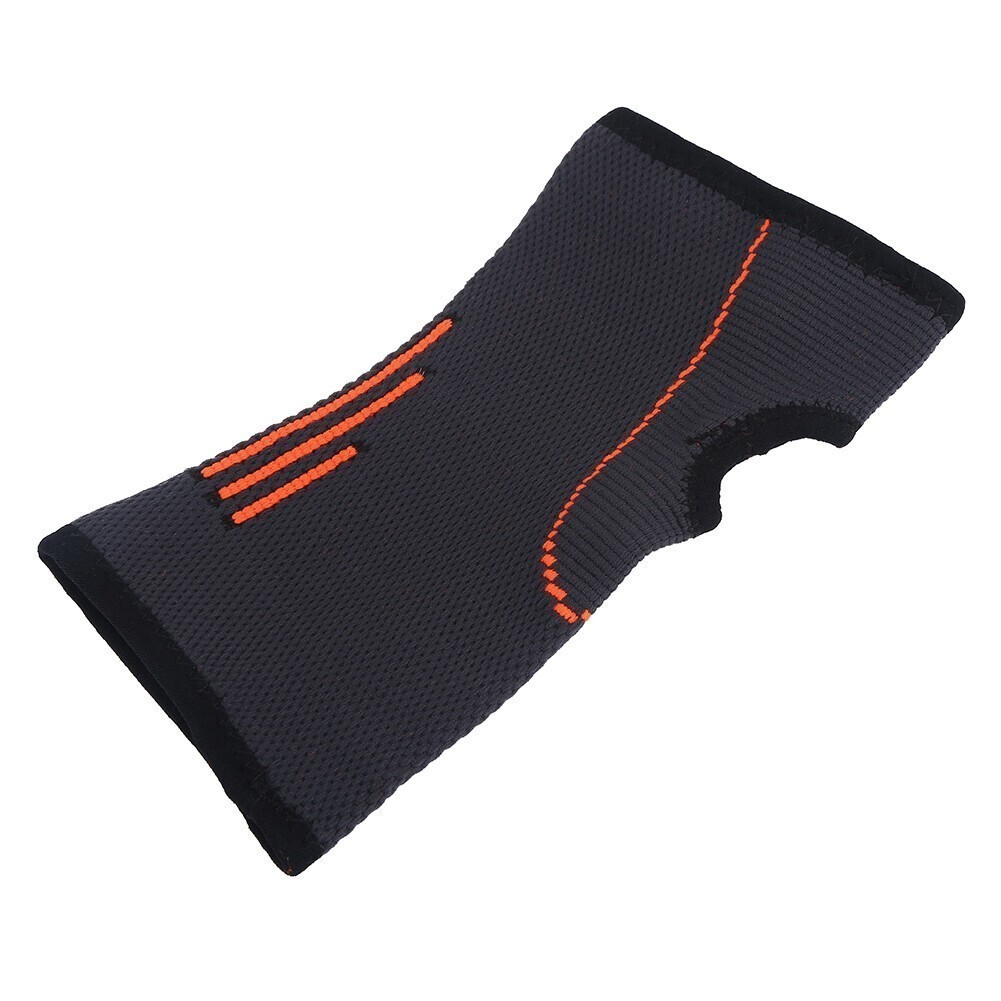 1pc Black Unisex Sports Nylon Wrist Support Sleeve Protector Guard Protective