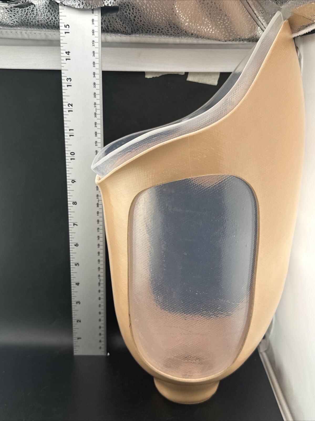 Right Above Knee Prosthetic Socket. Not For Medical Use.
