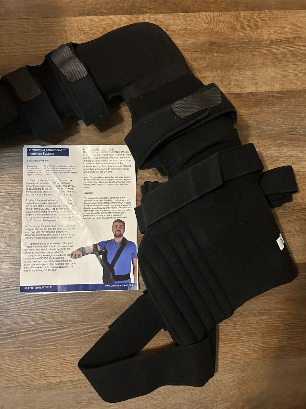 New Comfortland Medical Comfortmax SHOULDER/ARM Abduction System CK800 Universal