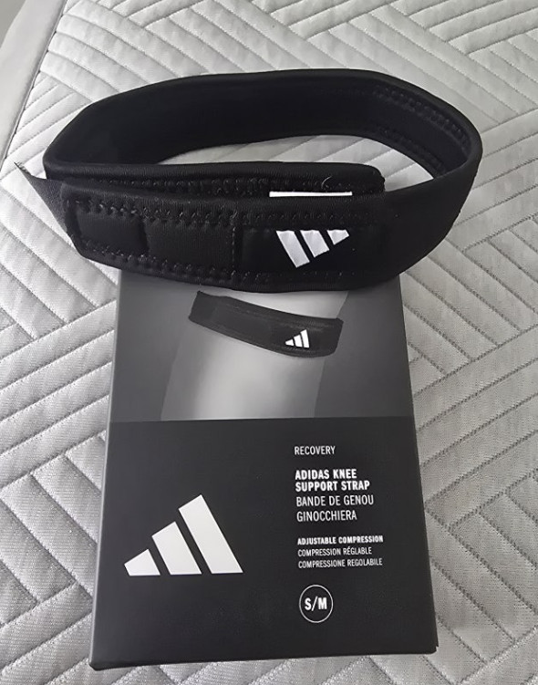 Adidas Knee Patella Strap Support – Running, Basketball, Tennis, Gym, Sports