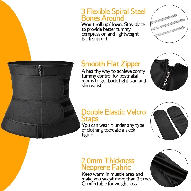 Surgical Abdominal Binder Hernia Support Wrap Belly Band Abdominal Belt S-XXXL