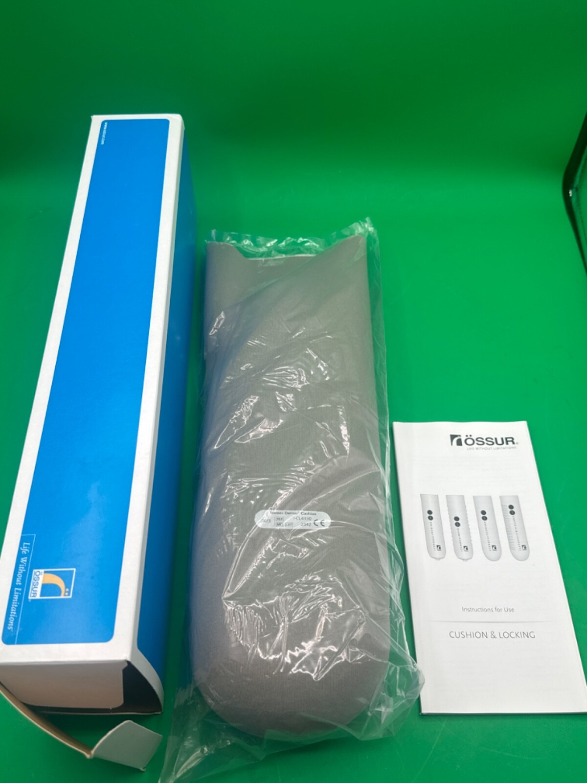 Ossur Dermo cushion prosthetic liner. 3mm profile, size 30cm. New