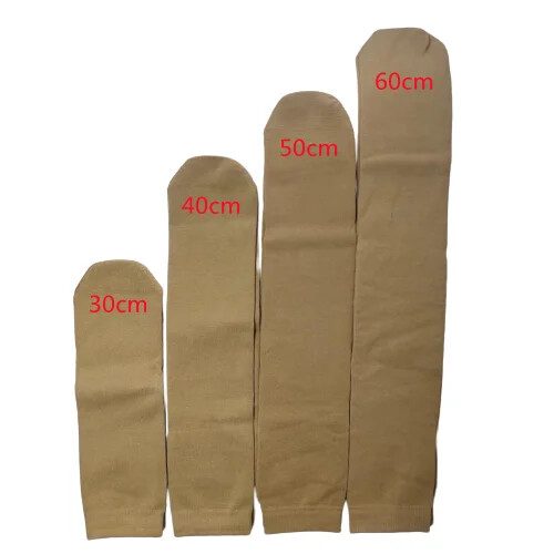 Artificial limb leg Thick stump socks Cotton stump sock Beige tone