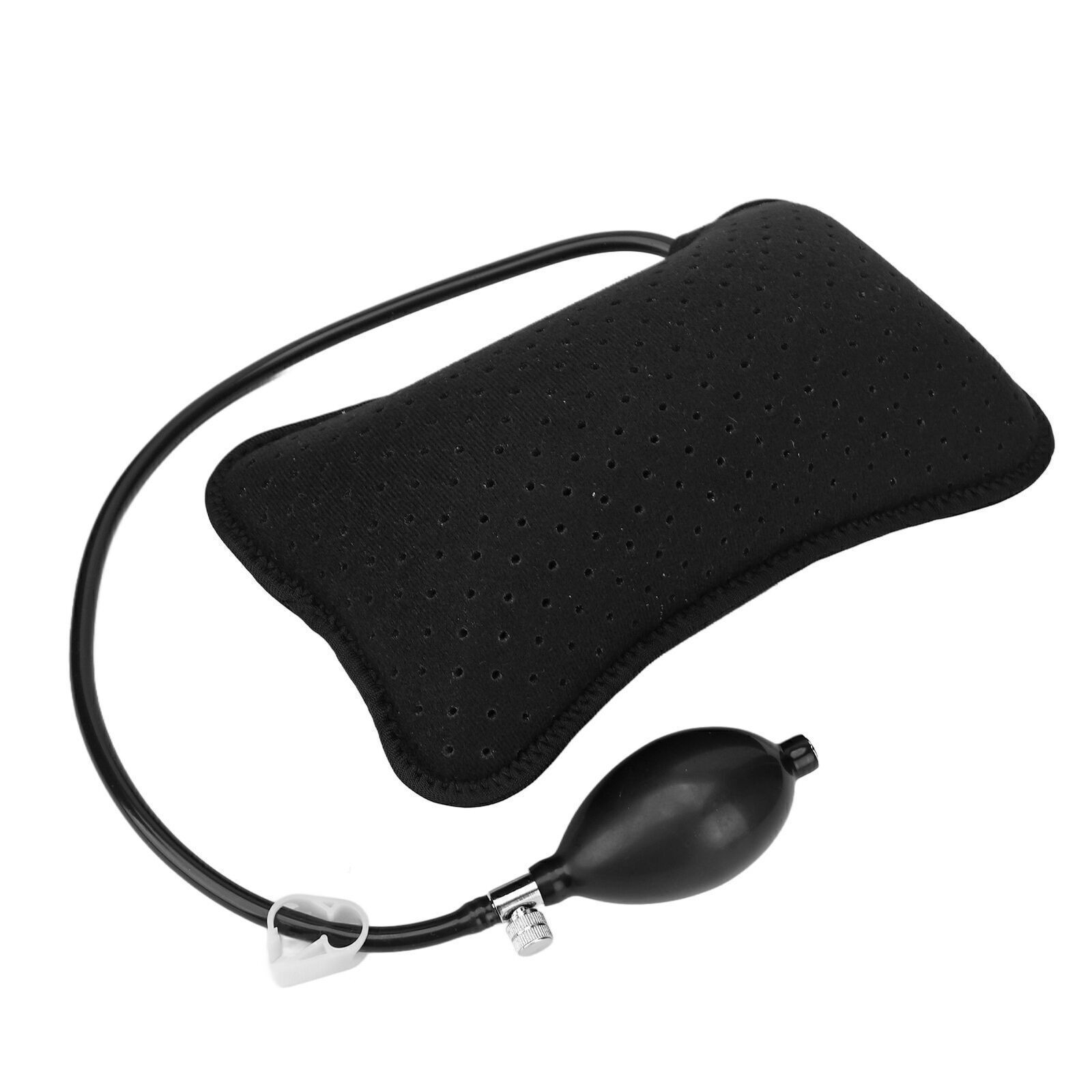 Inflatable Lumbar Support Pillow Manual Press Type Adjustable Lower Back Cushion