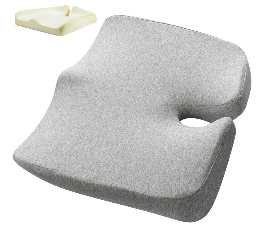 Extra Large Memory Seat Cushion, Multifunctional for Office or Driving Use