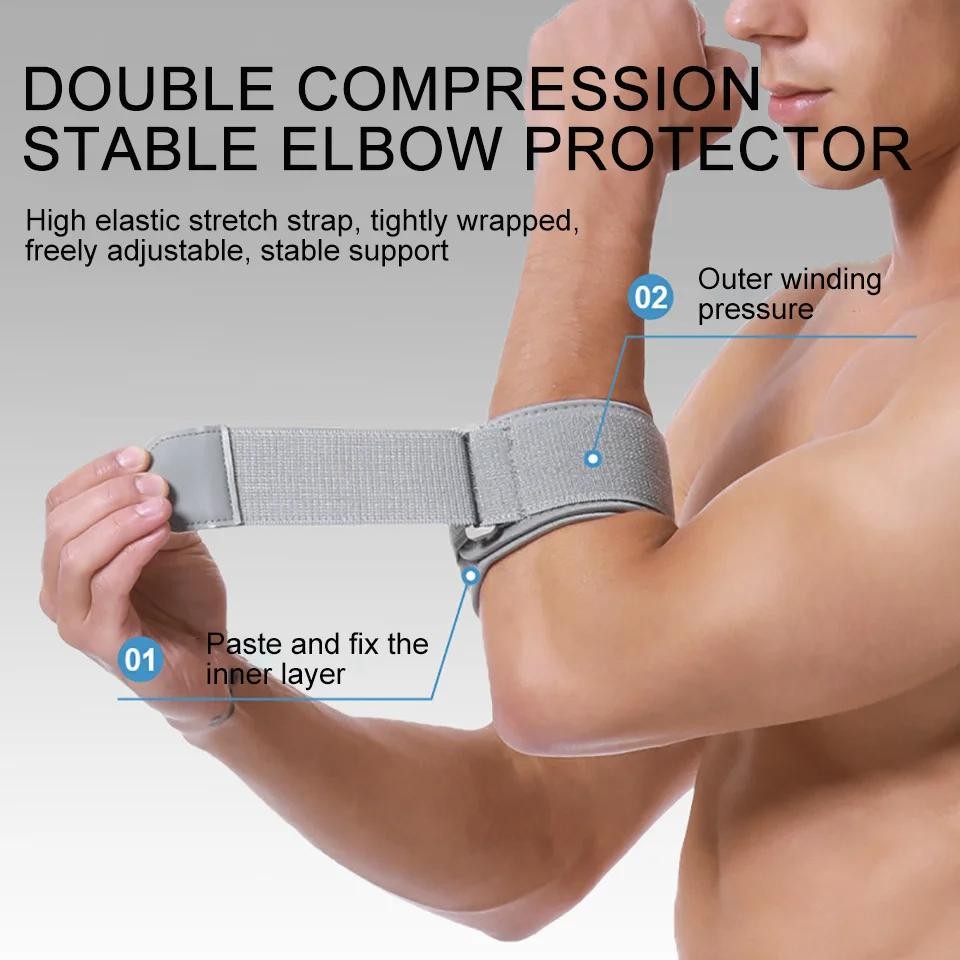 1pcs Elbow Braces for Tendonitis,tennis Golf Elbow Forearm Brace Strap and Compr