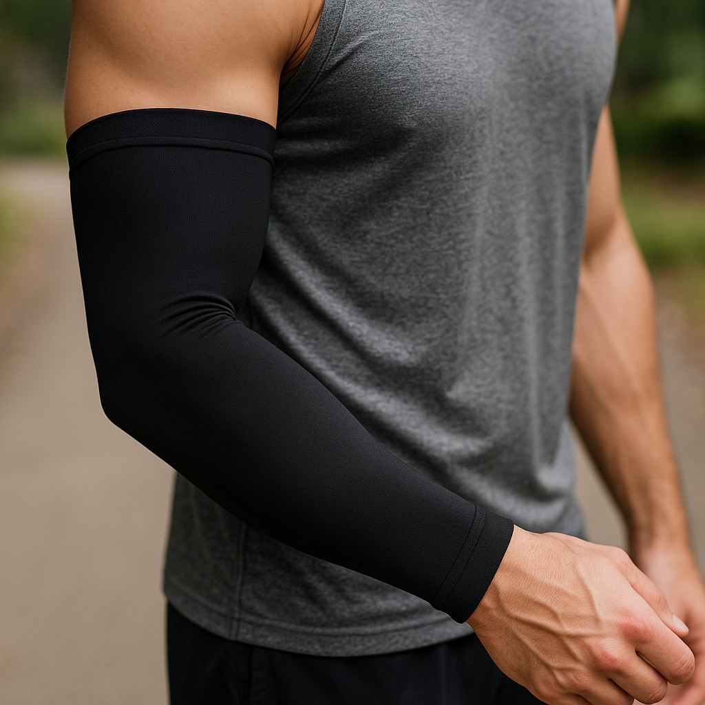 ChangeNow Copper Compression Arm Sleeves Black L