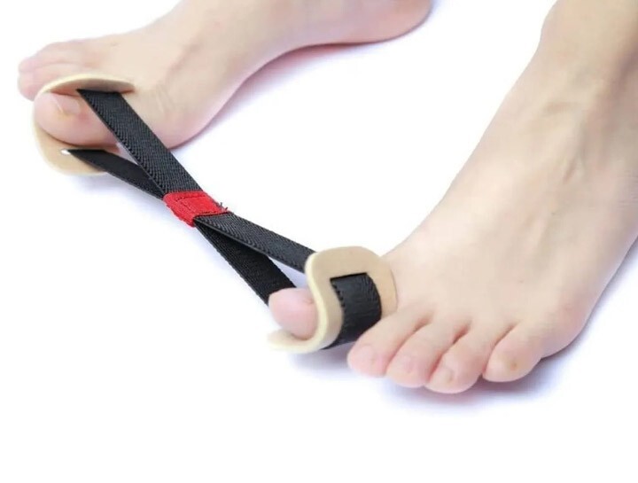 👉 🦶 Hallux Valgus Corrector Belt Recovery Training Strap Toe Separator 🦶