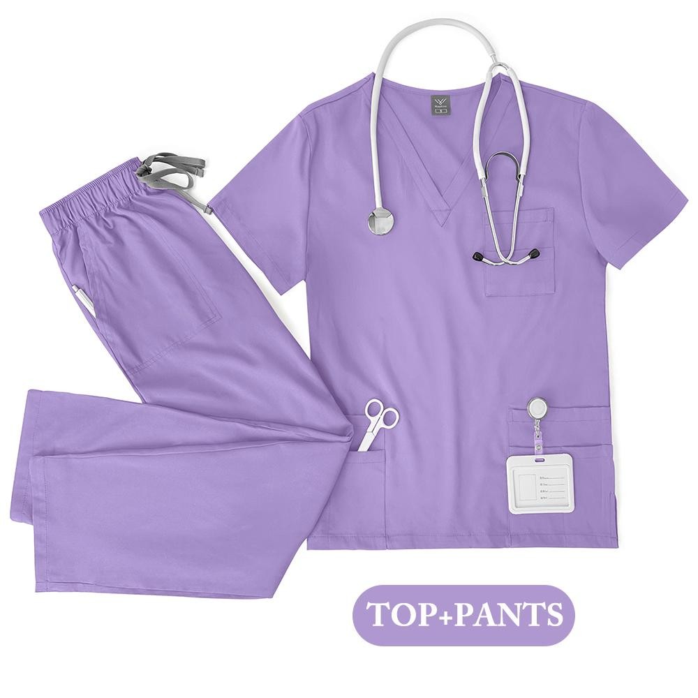 Unisex Medical Scrubs Set for Men & Women – Nurse, Doctor, Lab Wear