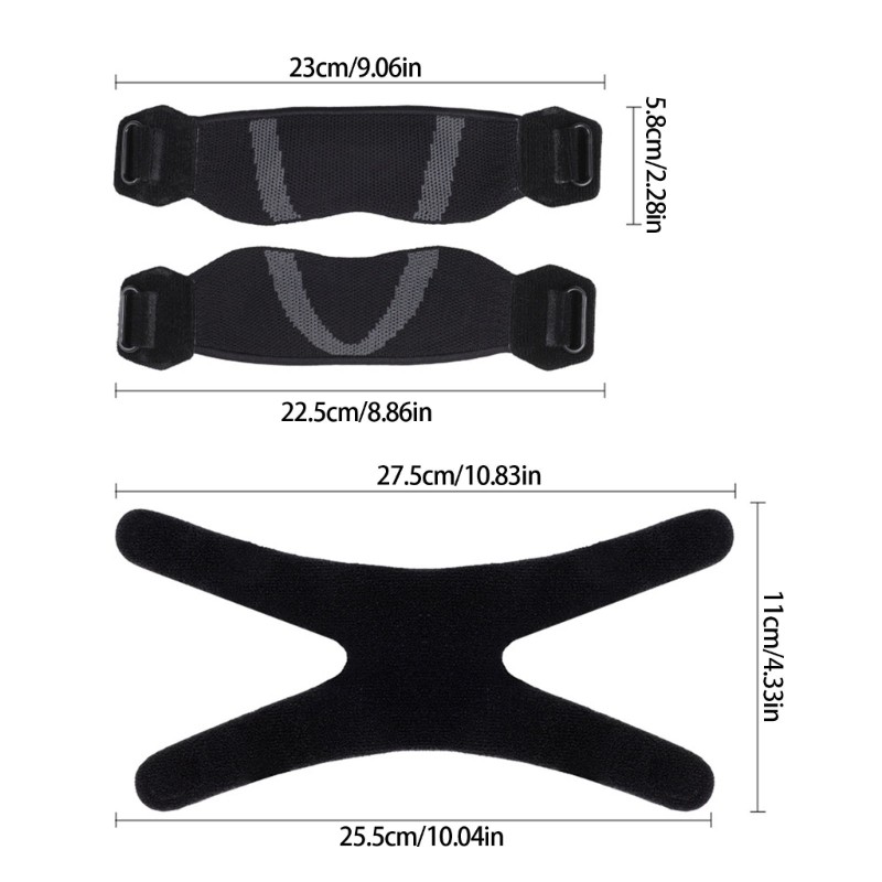 Enhances Stability Knee Guard Double Strap For High Impact Activity Training