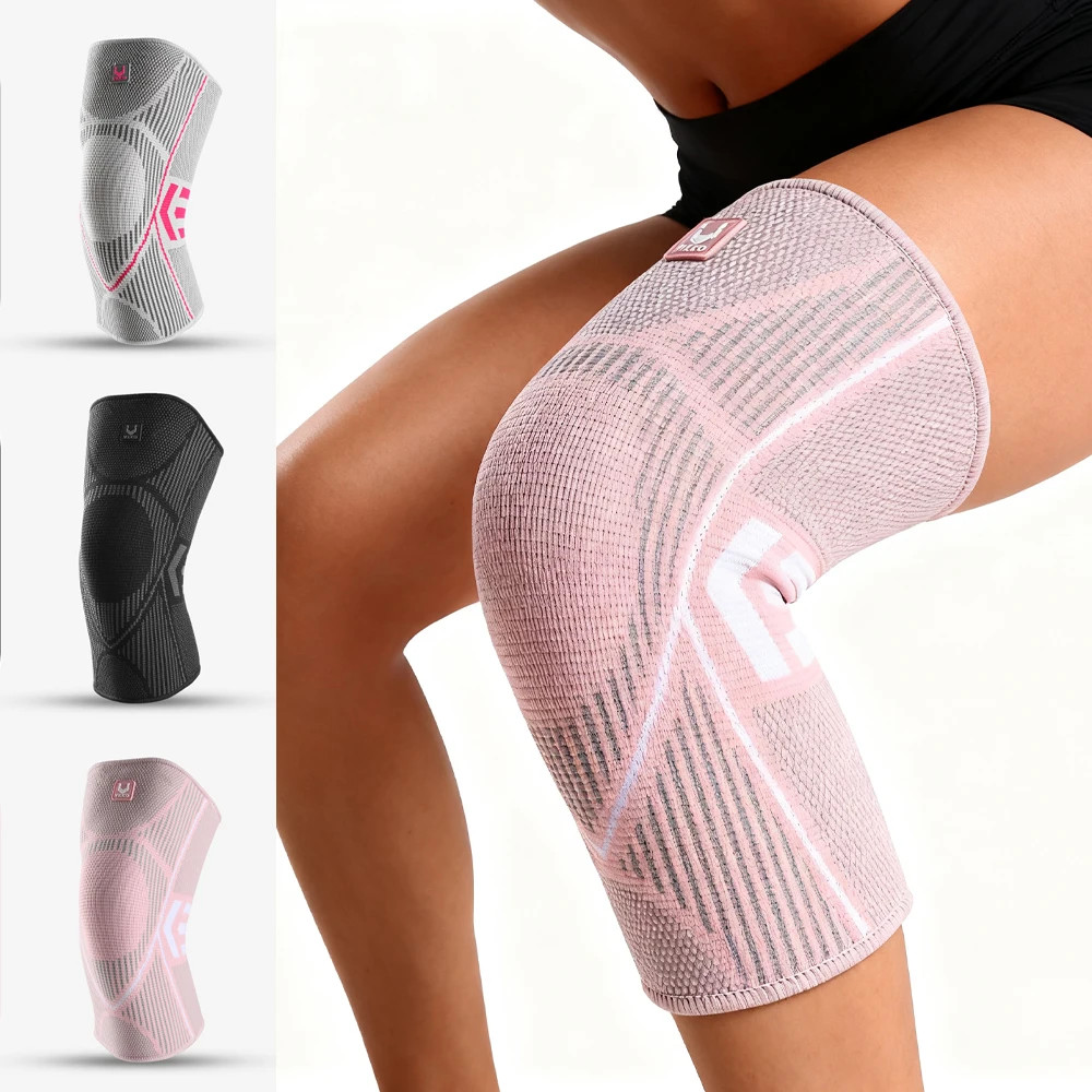 Professional Knee Support Compression Knee Sleeve Anti Slip Silicone Knee Braces