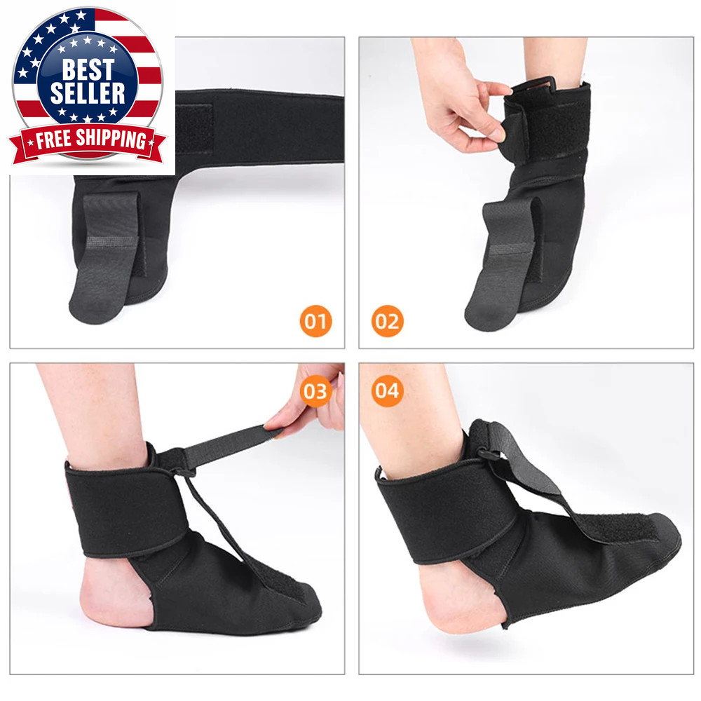 Plantar Fasciitis Night Splint Sock – Soft Plantar Fascia Stretcher Brace, Achil
