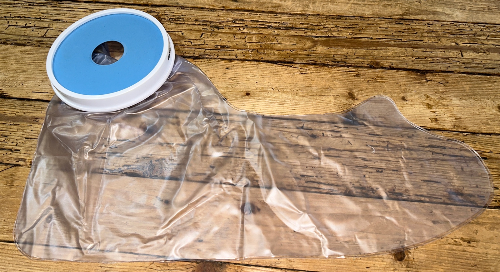 Guanion Waterproof Arm Cast Shower Cover Blue & White NWOT